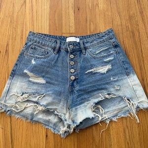 Denim shorts